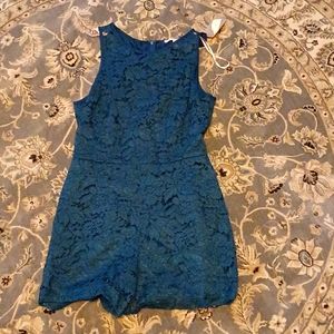 Teal romper from forever 21
